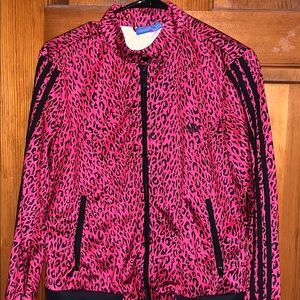 Pink Adidas Cheetah Jacket